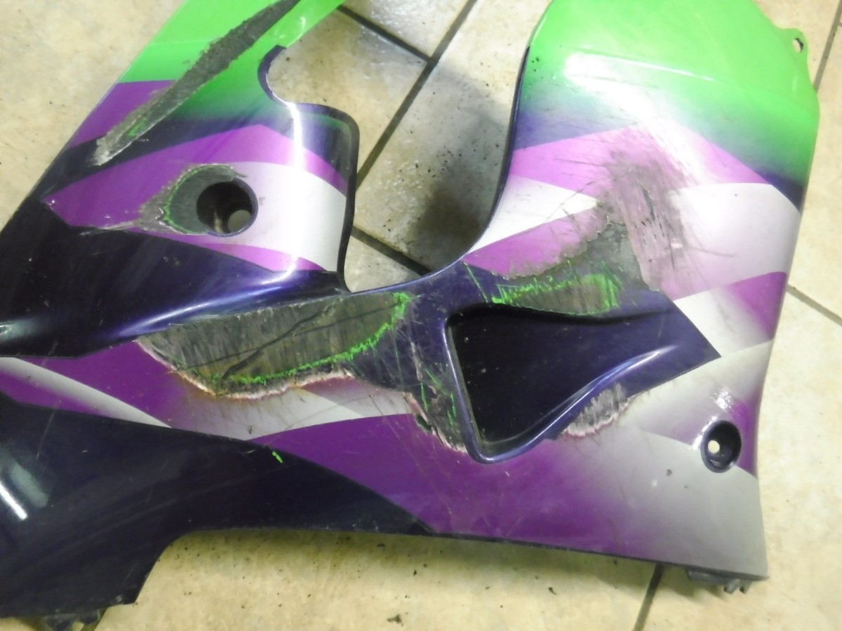 98-99 KAWASAKI NINJA ZX9R Mid Right Side Mid Fairing Cowl SF257 | eBay