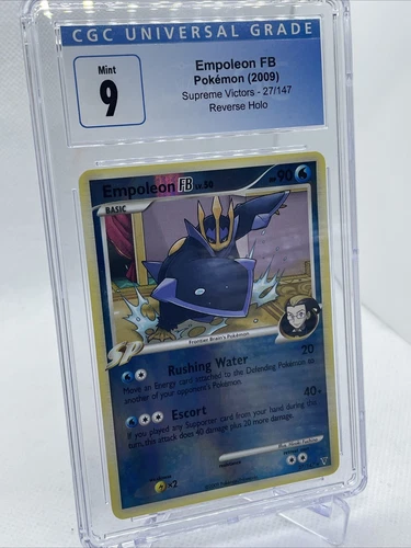 CGC 9 Empoleon FB 27/147 Supreme Victors Reverse Reverse Holo Pokemon 2009 MINT