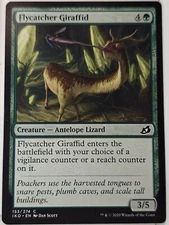 Flycatcher Giraffid - Ikoria: Lair of Behemoths - Magic the Gathering MTG Nice!