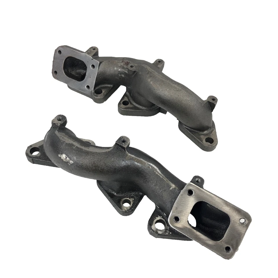 Colector turbo de hierro fundido para Nissan Z32 300ZX 1989-1996 con brida T25 Foto 2 de 4