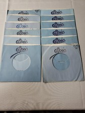 45 RPM 7" RECORD SLEEVES/COMPANY SLEEVE 12 PK/SEE PHOTOS - Epic SLV1 1