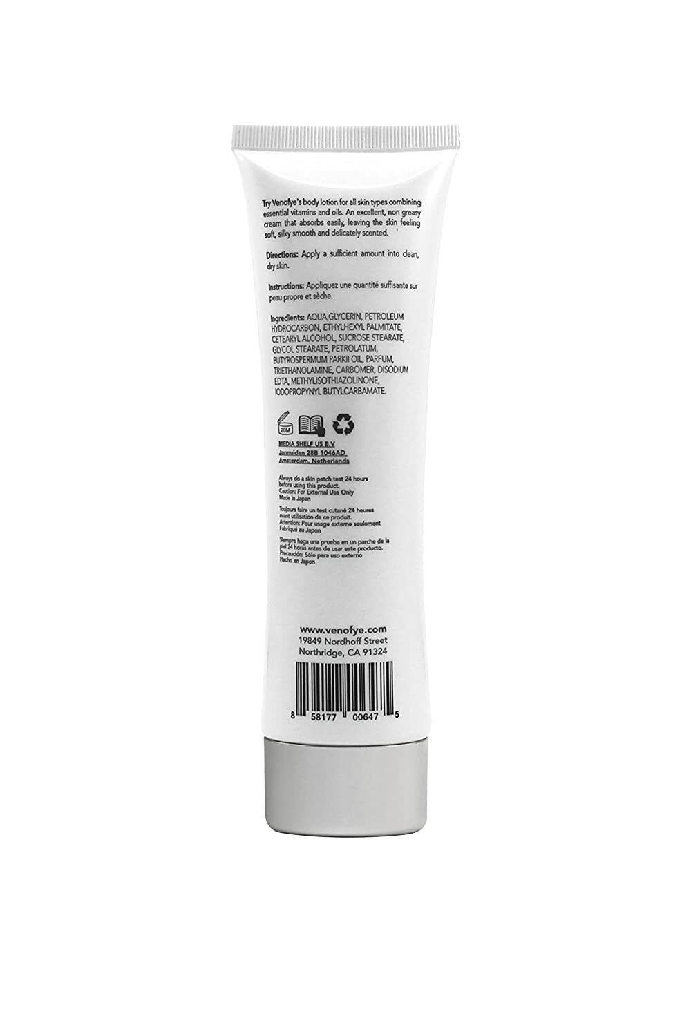 Venofye Hand Cream and Body Lotion With Shea Butter For Silk Smooth Skin 140g