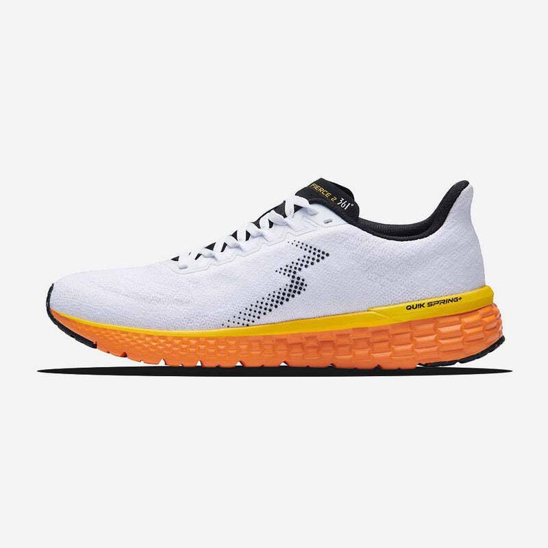 361 Men's Fierce 2 Runing Shoes, White/Magma Orange, 8.5 D Medium US