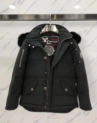 Chaqueta Parka Hombre Original Moose Knuckles S-2XL - Negra 2025