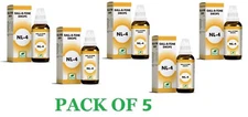 New Life NL-4 Gall-B-Tone Drops (Pack of 5 x 30ml) – Natural Digestive Support –