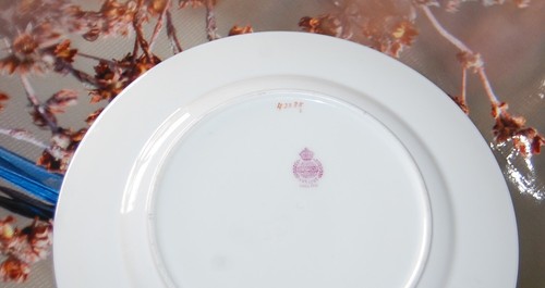 2 Minton cobalt and gold salad plates from about 1917 - Picture 6 of 7