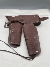 Vintage Mattel FANNER Cap Gun DOUBLE HOLSTER