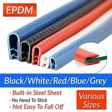 EPDM Rubber Car Door Edge Guard Protector Moulding Trim Edge Strip Various Size