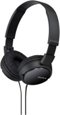 Sony ZX Wired On-Ear Headphones   Black MDR-ZX110 