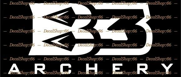 B3 Archery - Outdoor Sports / Bow Hunting - Vinyl Die-Cut Peel N' Stick Decal