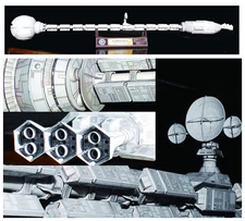 Film 2001 A Space Odissey USS Discovery XD-1 Spaceship Paper Model Kit 60cm Long
