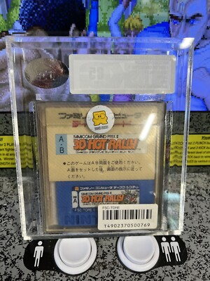 1988 Nintendo Famicom Grand Prix II 3D Hot Rally Graded UKG 85 Pre