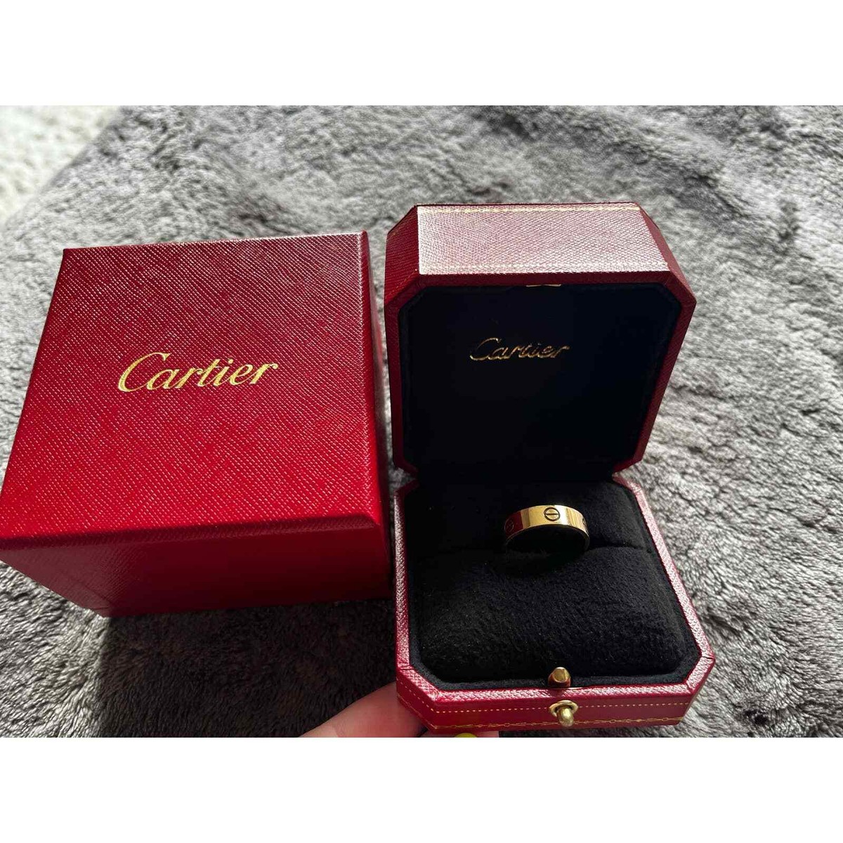Cartier LOVE ring rose gold size 61 width