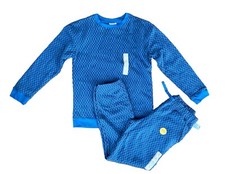 NWT Cat  Jack Blue Geometric Sweatshirt Sweatpants Set Boys Size XL New