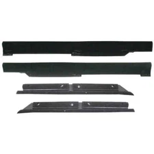 Inner & Outer Quarter Window Felt Sweep Belt 4 Pc Kit, 83-93 Mustang Convertible