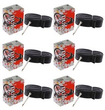 6 SIX DURO BICYCLE 700 x 35c/38c/43c TUBE 80MM STANDARD PRESTA/FRENCH VALVE.