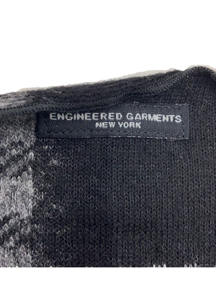 Engineered Garments Gray Check Patchwork Long Ves… - image 3