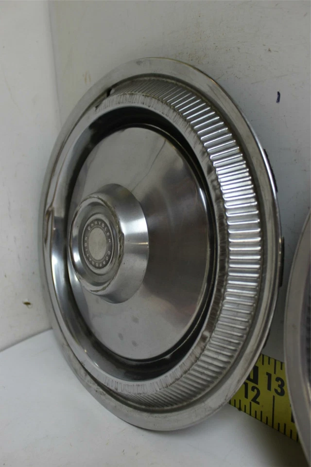 OEM Set of 4 14" Hub Caps Wheel Covers 1980 Dodge Aspen Plymouth Volare (1615) - Image 3 of 4