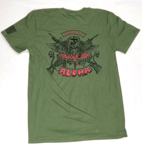 USMC Marine Physical Training PT Camiseta Especial-MAGTF 18.2 ALFA VERDE/NEGRA - Imagen 3 de 11