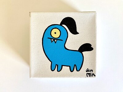 Sun-Min Kim  Ugly Horse  Original Painting 2014 Uglydoll David Horvath 1/1 RARE