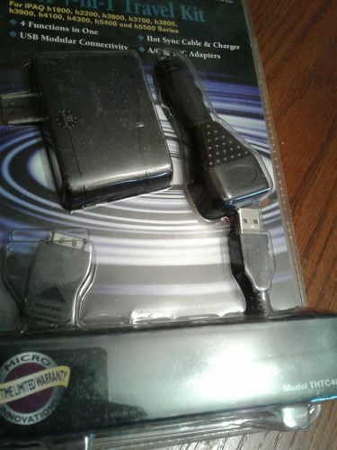 Micro Innovations THTC400CQ Micro PDA AC/DC Adapter and USB Cable Kit.BRAND NEW. - Photo 3 sur 6