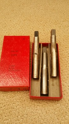 D.T.C USA 3 pc 9/16-18nf hsg h3 hss gh3 TAP die set machinist auto aviation 43