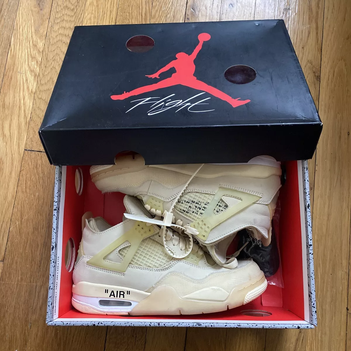 Jordan off white box sale