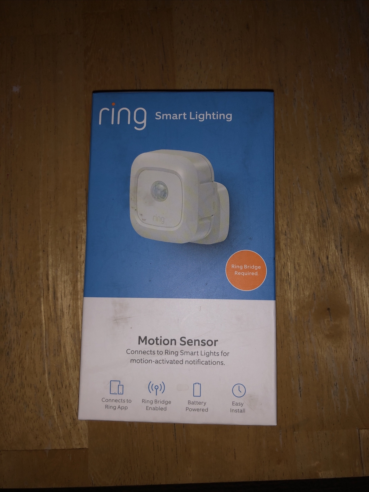Ring Smart Lighting Motion Sensor - Battery-Powered Indoor Outdoor - White - New-image