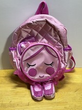 Capezio Chloe Ballet Class Bag B207 Princess Pink Satin Backpack Girls Dance