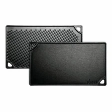 Lodge Logic Cast Iron Reversible Griddle - 16 3/4"L x 9 1/2"W x 9/16"H (LDP3)