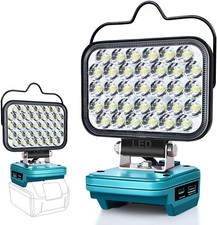 Cordless LED Work Light for Makita 18V Battery, Portable Flood Lights 66W...