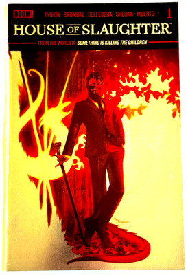 HOUSE OF SLAUGHTER #1 MIGUEL MERCADO 2ND PRINT BLOOD RED FOIL VARIANT 2021 NM
