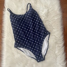 NWT Old Navy One Piece Swimsuit Polkadots Size Large