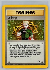 Lt. Surge 17/132 Gym Heroes Holo Rare Unlimited 2000 Pokemon WOTC LP on eBay