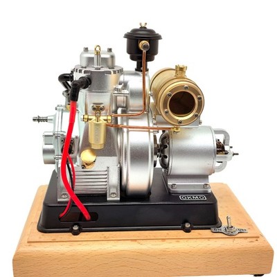 OKMO 185 Einzylinder 4-Takt Motorenmodell aus Metall, CNC-gefertigt, betriebsfäh