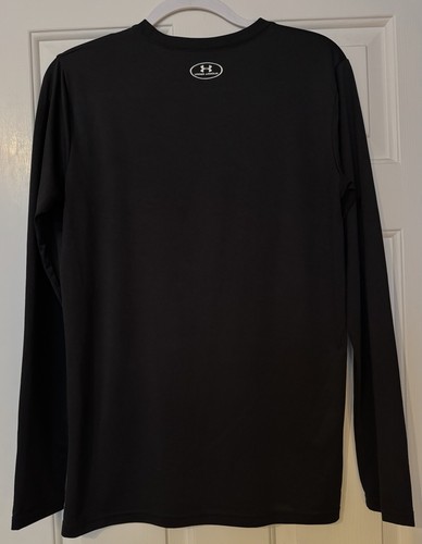 Under Armour Loose Heatgear Lightweight Long Sleeve Size YXL (Youth) Black EUC - Picture 2 of 3