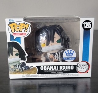 🔥Funko Pop! Demon Slayer: Obanai Iguro #1395 Rare Funko Shop Exc. W/Protector🔥