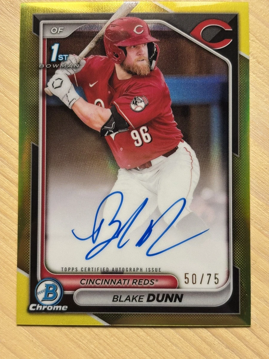 Bowman Cincinnati Reds Baseball Autographed Sports Trading Cards