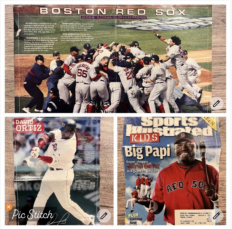 Lot of 3 2006 Boston Red Sox Posters! Big Papi / David Ortiz Sports Illustrated