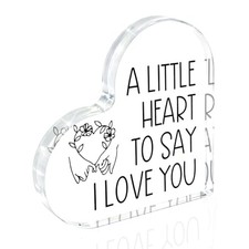A little Heart To Sayi love You Sign Valentines Day Decorations, Heart Shape