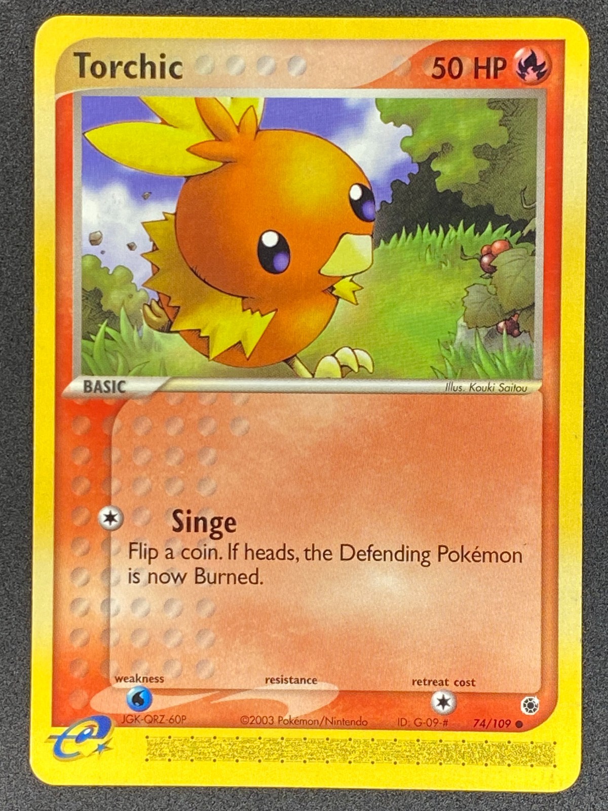 Pokémon Torchic 74/109 RS EX Ruby & Sapphire NM