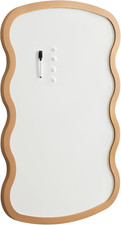 Holbrook Wavy Magnetic Dry Erase Board with Marker and Four Magnets; 24 X 36; Go