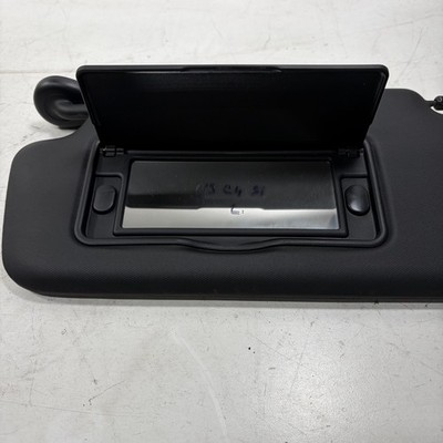 13-15 Honda Civic Si Left Driver Side Sun Visor Black 83280-TR0