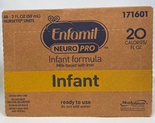 48 PACK Enfamil NeuroPro Infant Formula Ready to Feed - 2-fl.oz EXP: 12/2026