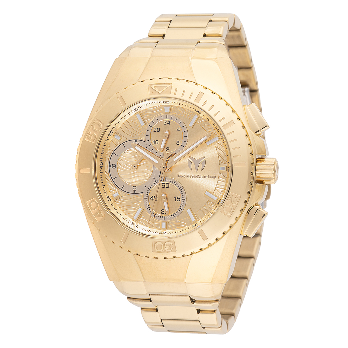 マリンゴールド Technomarine Manta Ocean Men's Quartz Chronograph Stainless Steel