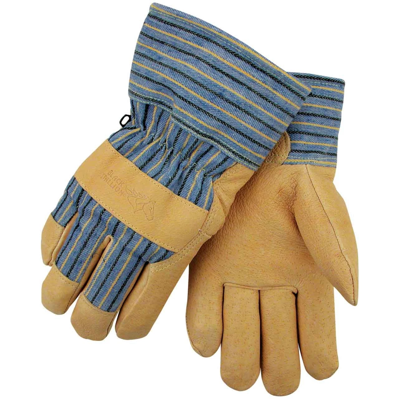 Black Stallion 5LP Grain Pigskin Insulated Winter Work Gloves Large