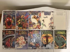 DC Comics Zero Hour: Crisis In Time #0-4, Final Night #1-4, Parallax Emerald Ni