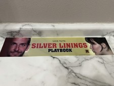 Silver Linings Playbook Poster 5x25 Double Sided Movie Theater Mylar 2012