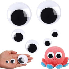 Self Adhesive Googly Eyes 6 Pcs 0.6 1 2 Inch Large Google Wiggle Craft Eyes