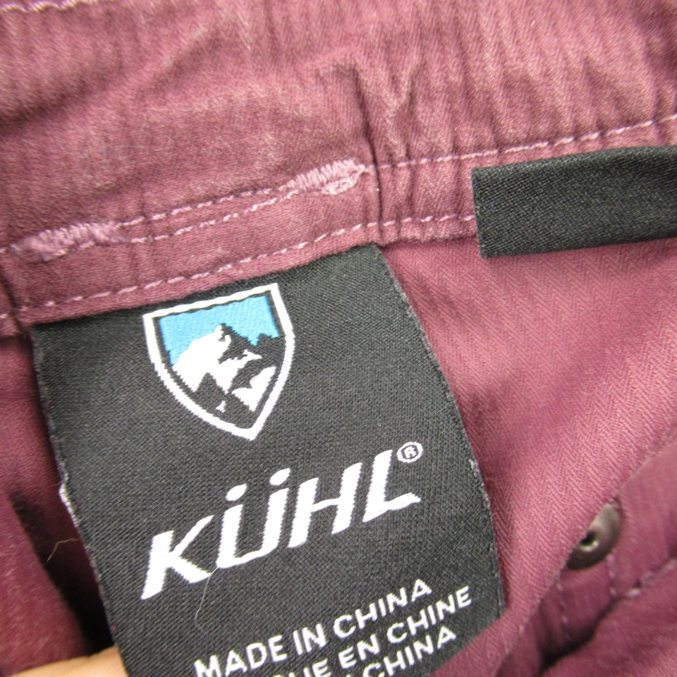 Pantalones Kuhl para mujer 10 bolsillos chinos regulares de pierna recta ligeros senderismo Foto 3 de 4